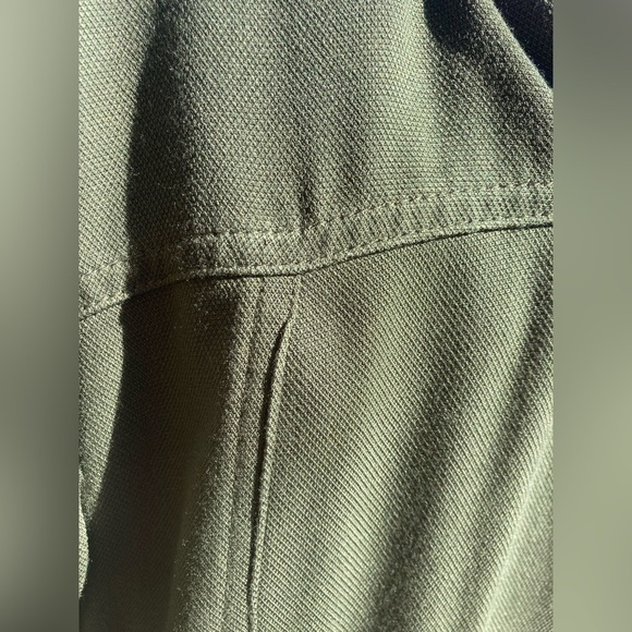 XS ruffled front anorak jacket Maurices army, green light weight zip up coat - Picture 7 of 10